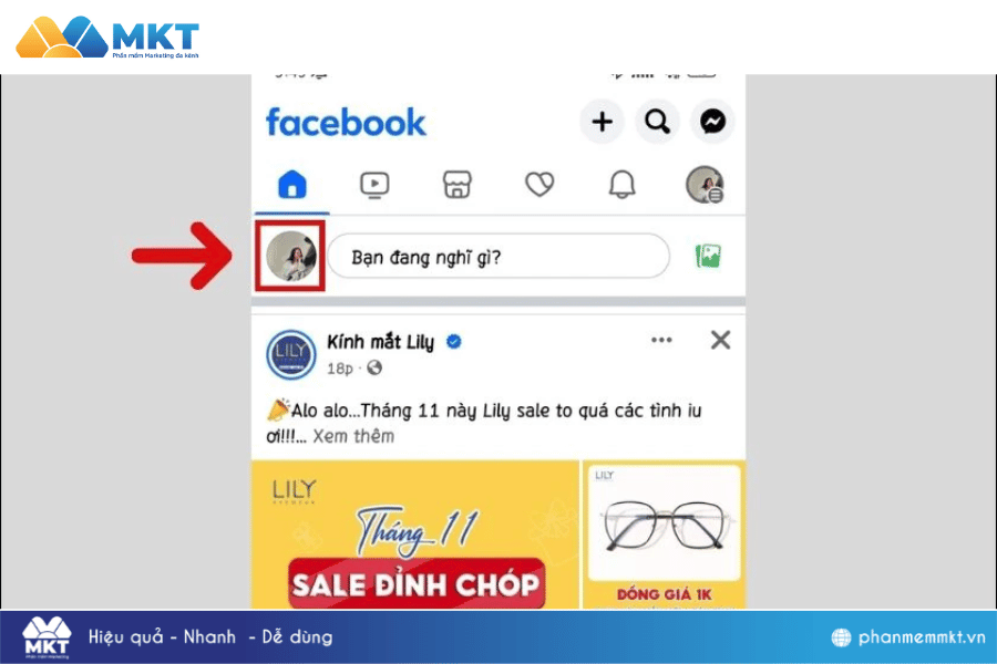 Đầu tiên, hãy truy cập vào ứng dụng Facebook trên thiết bị của mình. Cách xóa bài đăng trên Facebook nhanh nhất