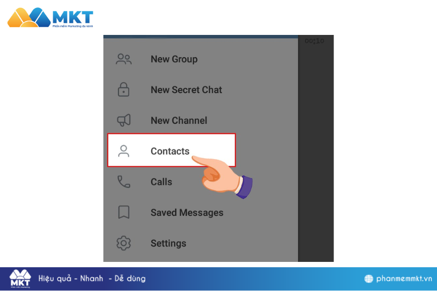  Kết bạn trên Telegram với những người gần khu vực của bạn