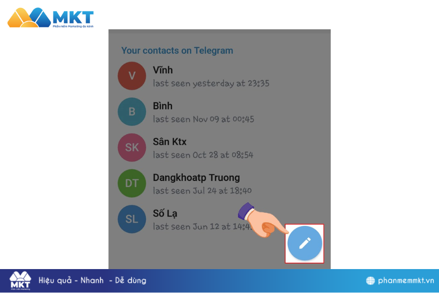 Kết bạn trên Telegram bằng số điện thoại