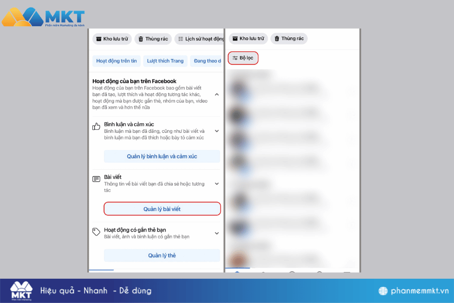 Vào Hoạt động của bạn trên Facebook Cách xóa bài đăng trên Facebook nhanh nhất