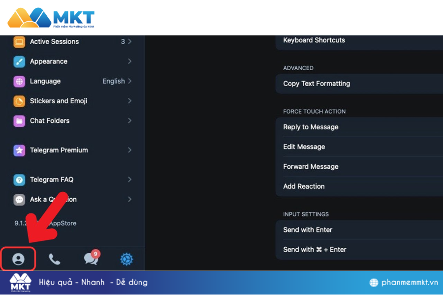 Kết bạn trên Telegram bằng số điện thoại