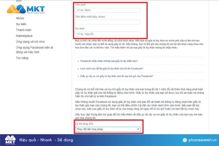Bảo mật Facebook bằng CCCD