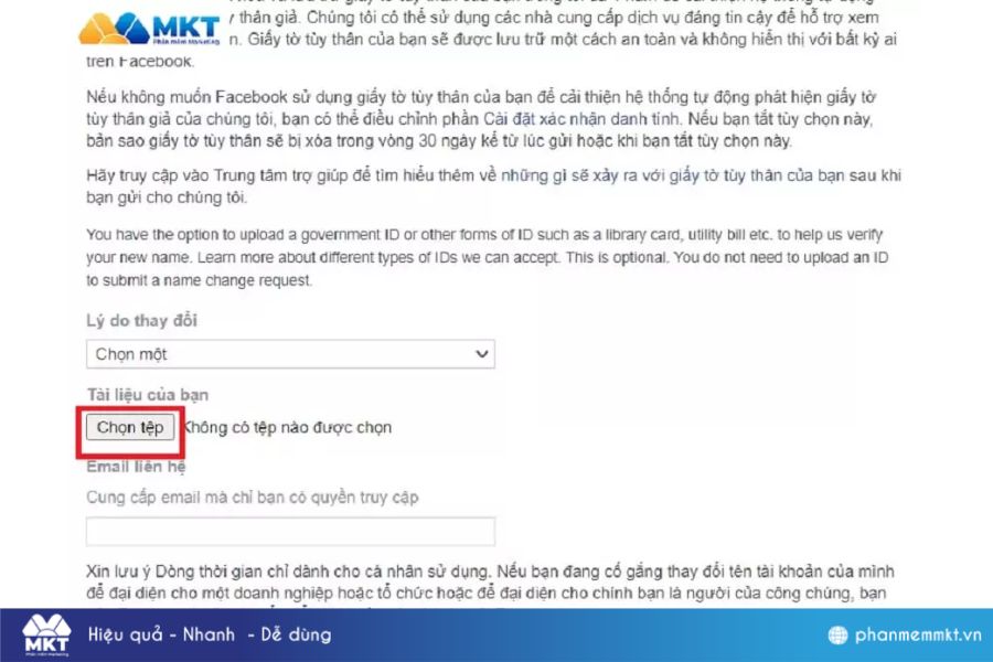 Bảo mật Facebook bằng CCCD