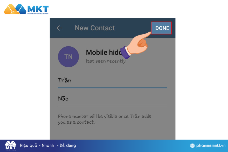 Kết bạn trên Telegram với những người gần khu vực của bạn