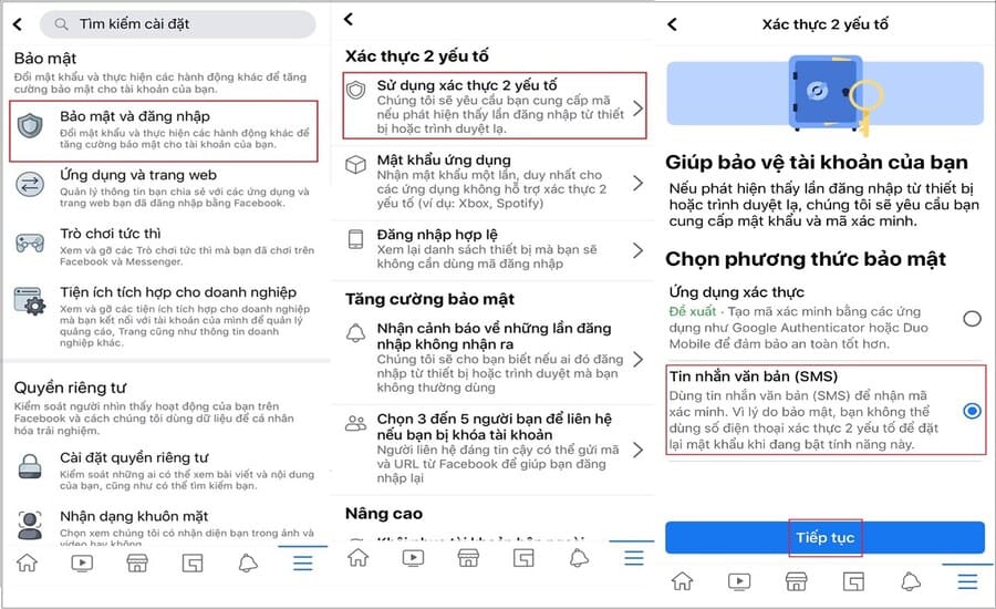 Chi tiết cách bảo mật Facebook 2 lớp