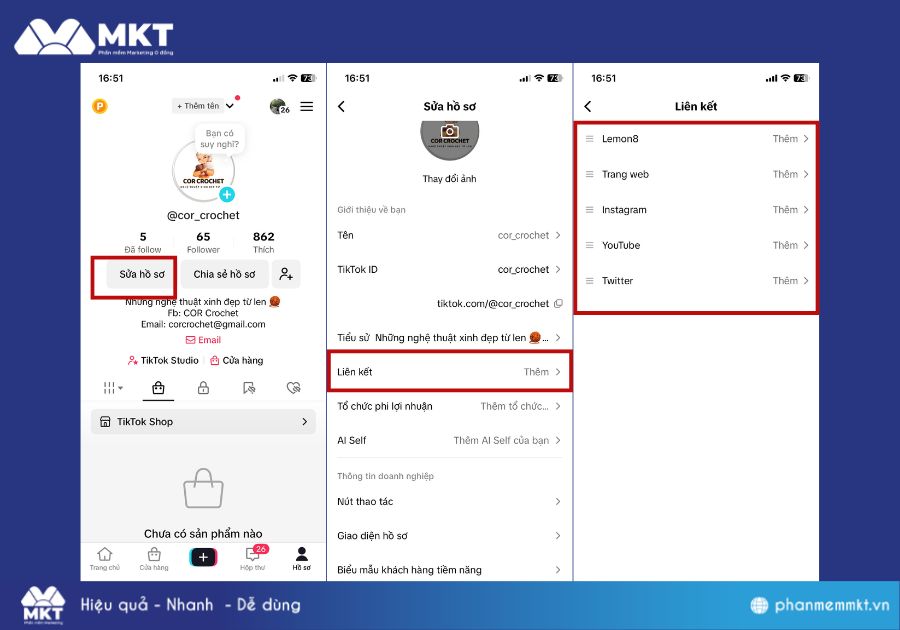Cách gắn link sản phẩm trên video TikTok