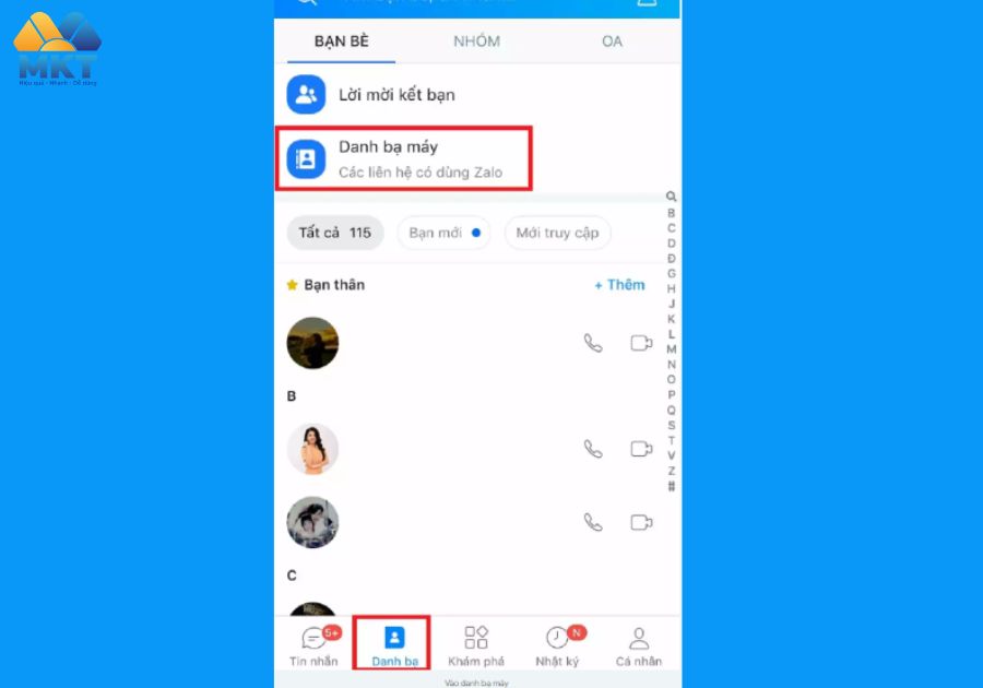Vào danh bạ máy Vào danh bạ máy