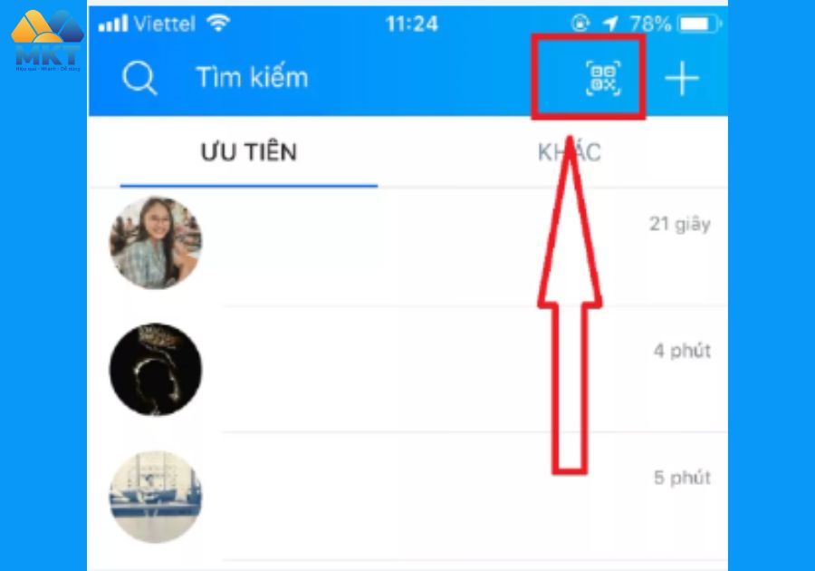 Chọn mã QR Chọn mã QR