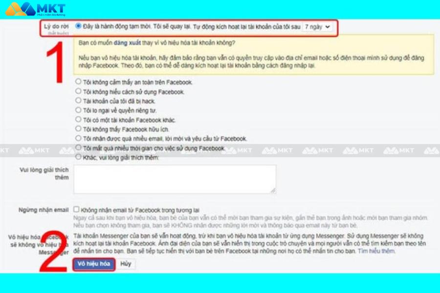 Cách khóa trang cá nhân Facebook trên máy tính: Bước 6
