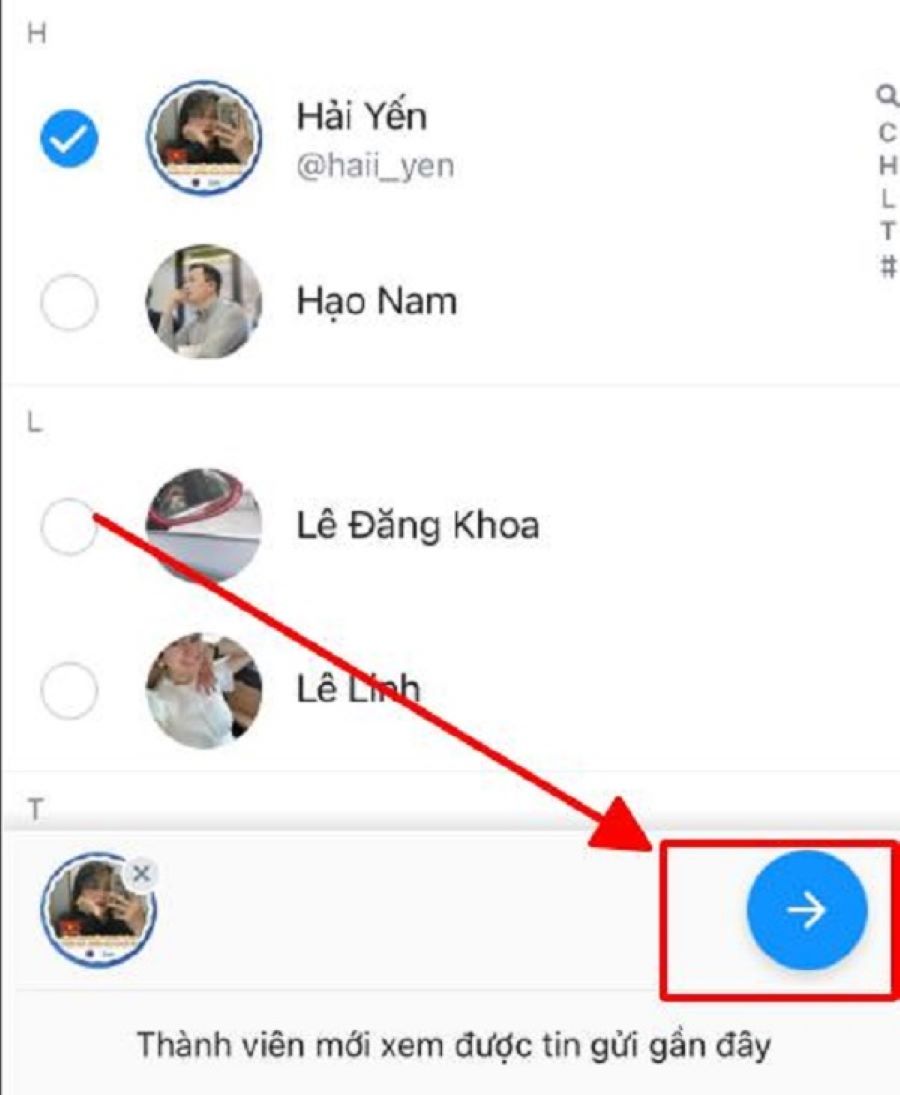 cách vào lại nhóm zalo khi đã rời nhóm