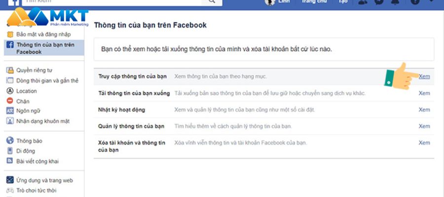 Cách chặn quảng cáo Facebook bước 1
