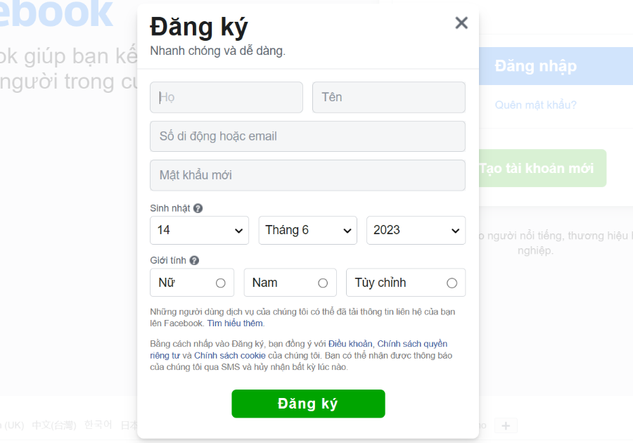 Cách lập 2 nick Facebook trến máy tính bằng cách dùng tab ẩn danh