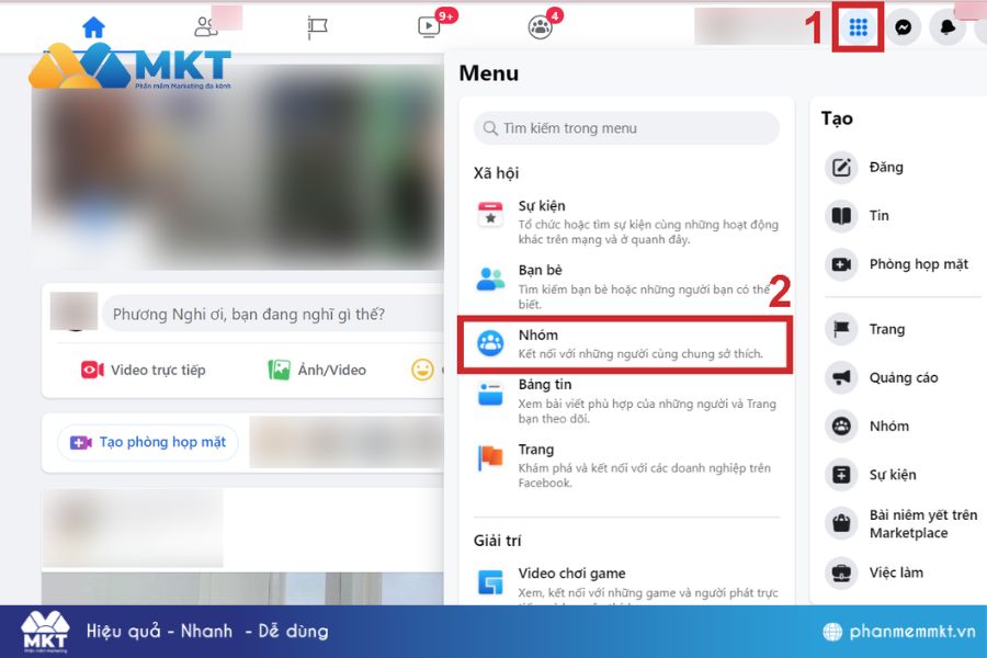 Cách liên kết group với fanpage Facebook