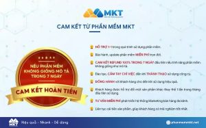 Cam kết đến từ phần mềm MKT
