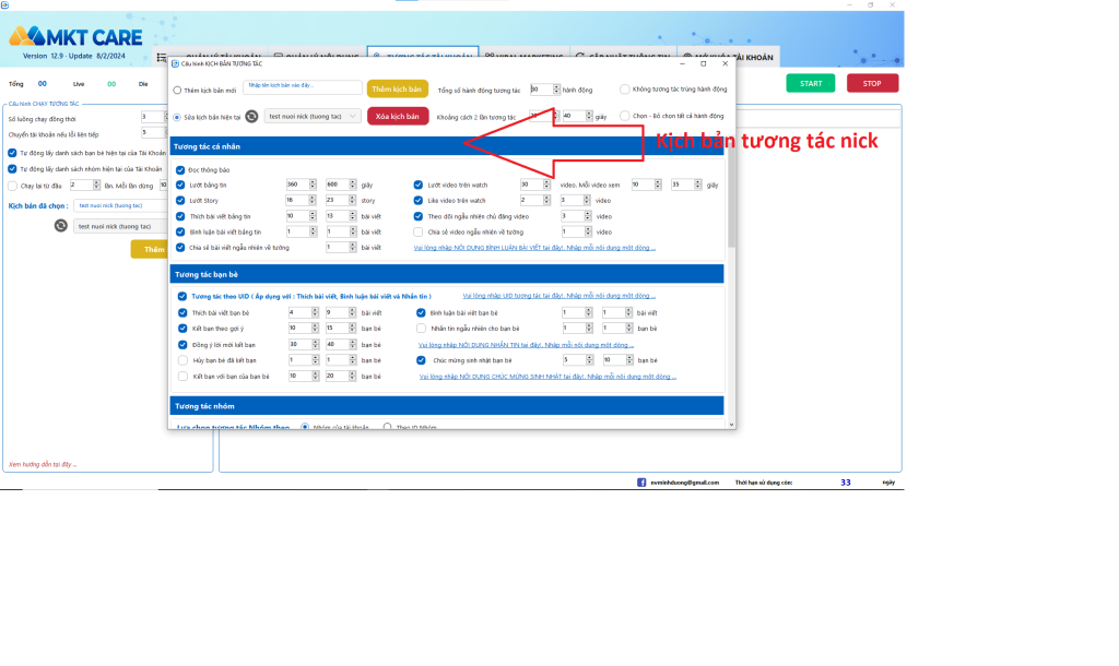 mkt-care-tự-động-nuôi-nick-facebook thêm-kịch-bản-tương-tác-trong-phần-mềm-MKT-Care