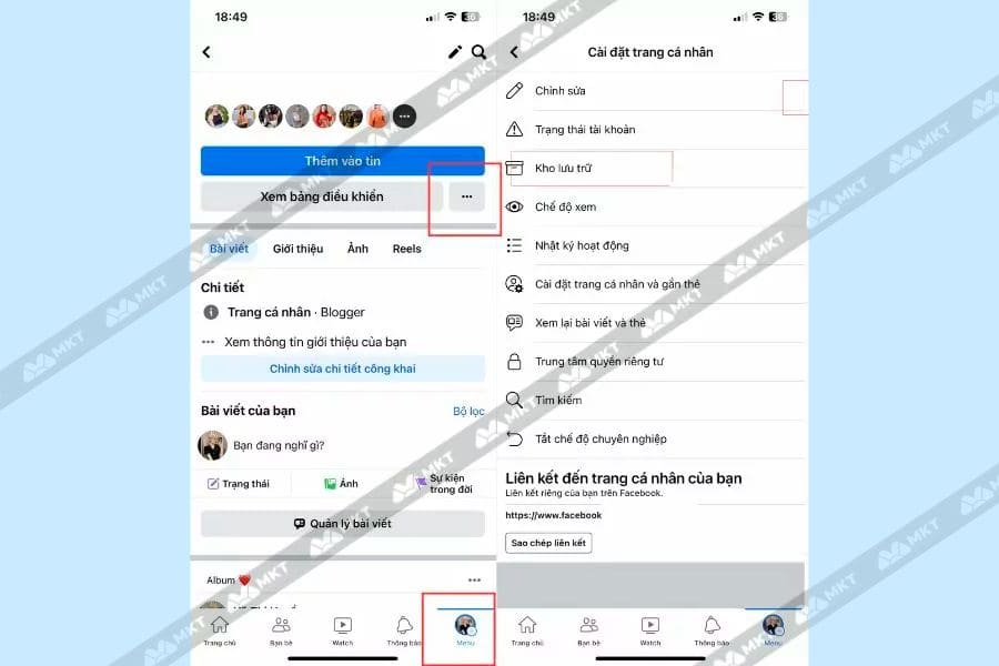 Cách khôi phục story bị mất trong kho lưu trữ Lấy lại story bị mất trong kho lưu trữ bằng điện thoại