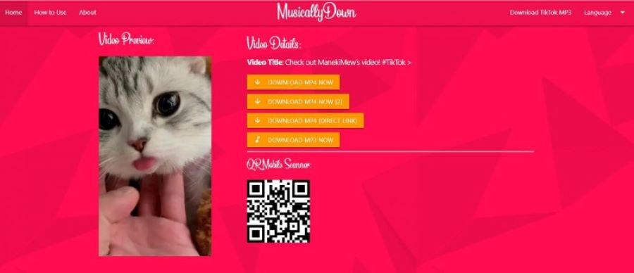 Tải video Douyin xóa logo bằng Musical Down