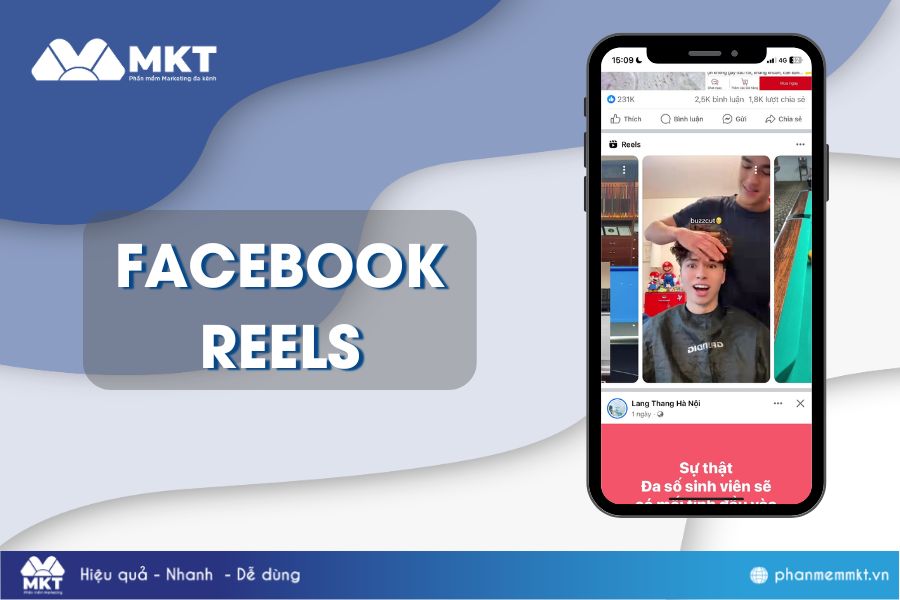Tăng view reels Facebook miễn phí - Phần mềm Marketing