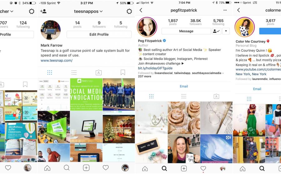 Xây dựng trang cá nhân Instagram