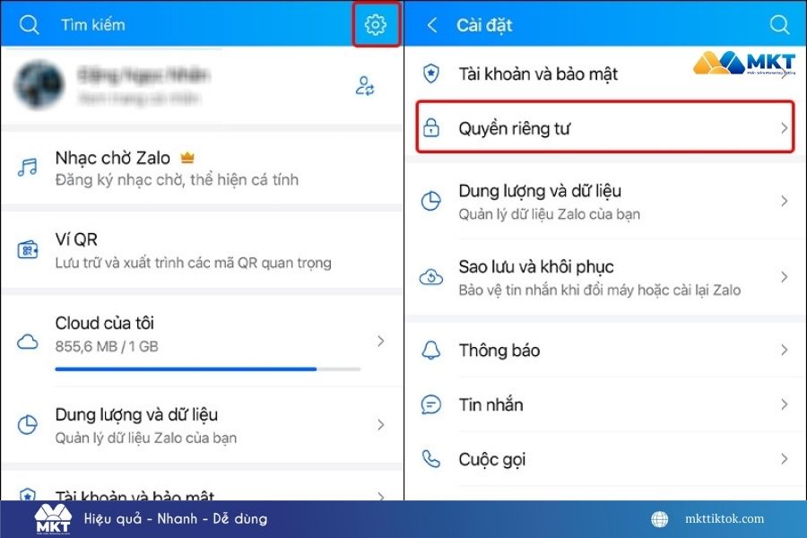 cách tắt thông báo sinh nhật Zalo
