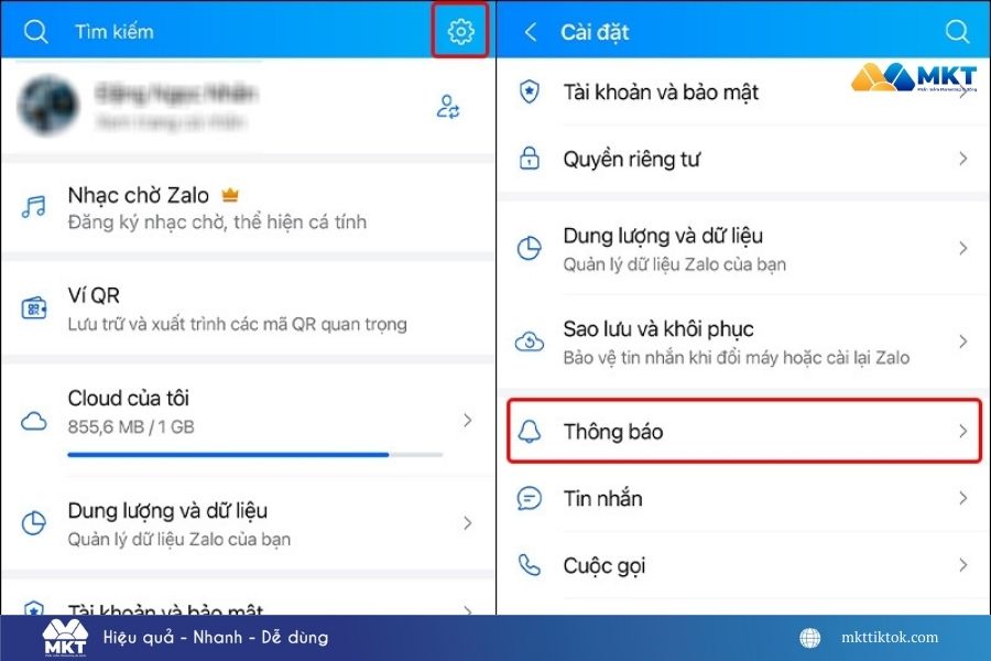cách tắt thông báo sinh nhật Zalo