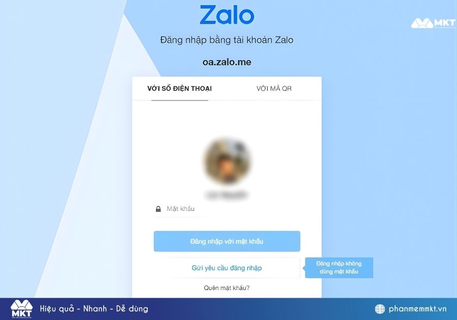 tạo zalo OA