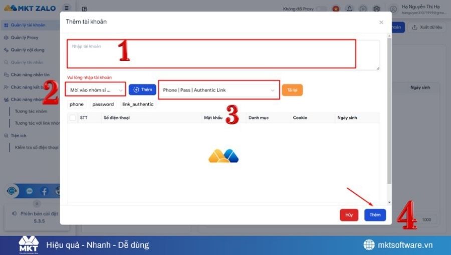 Xóa bình chọn trên Zalo