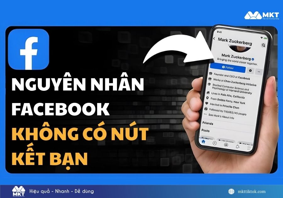 Facebook không có nút kết bạn