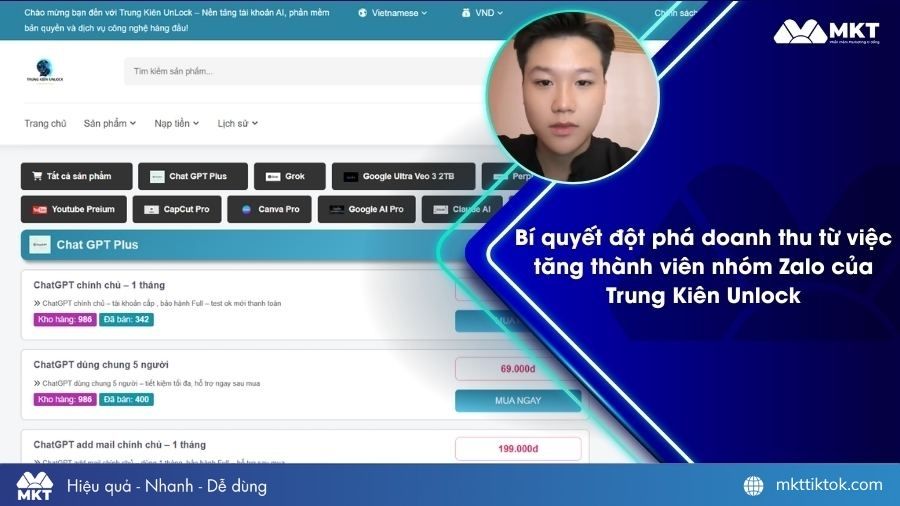 Tìm khách hàng Zalo